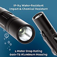 Nightstick MT-110 Mini-TAC Metal LED Flashlight-1 AA, 3.9-Inch, Black