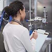 SAUNDERS Letter Antimicrobial Clipboard with Low-Profile Clip