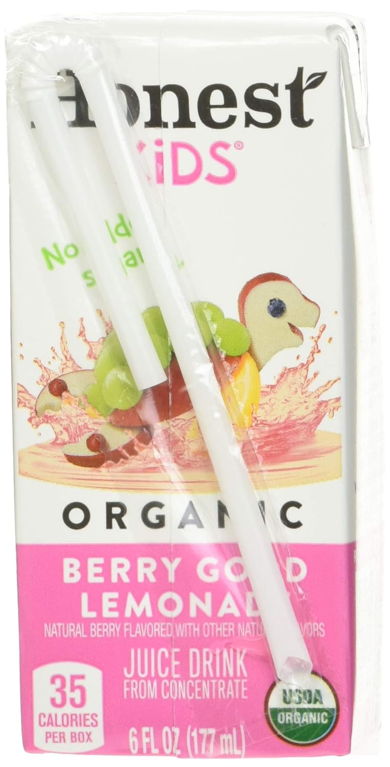 Honest Kids Organic Fruit Juice Drink Boxes Variety Pack, 6 Oz, Pack Of 40 Boxes