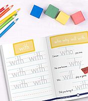 Carson Dellosa Trace With Me: Sight Words Handwriting Workbook for Kids Ages 3+, Sight Words Handwriting Practice for Preschool, Kindergarten, 1st Grade, 2nd Grade, PreK+ Phonics & Writing Practice