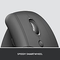 Logitech Lift for Business, Vertical Ergonomic Mouse, Wireless, Bluetooth or Secured Logi Bolt USB, Quiet clicks, Globally Certified, Windows/Mac/Chrome/Linux - Graphite Right-Handed