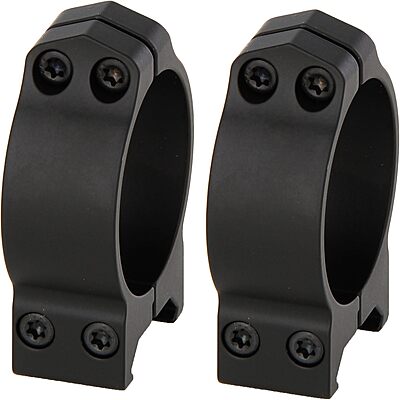 WARNE Scope Mounts Maxima, 34mm, PA, Optic Rings, Low, Matte Black