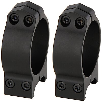 WARNE Scope Mounts Maxima, 34mm, PA, Optic Rings, Low, Matte Black