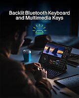Belkin Pro Keyboard Case with Magnetic Stand, Backlit Bluetooth Keyboard, Trackpad & Apple Pencil Storage