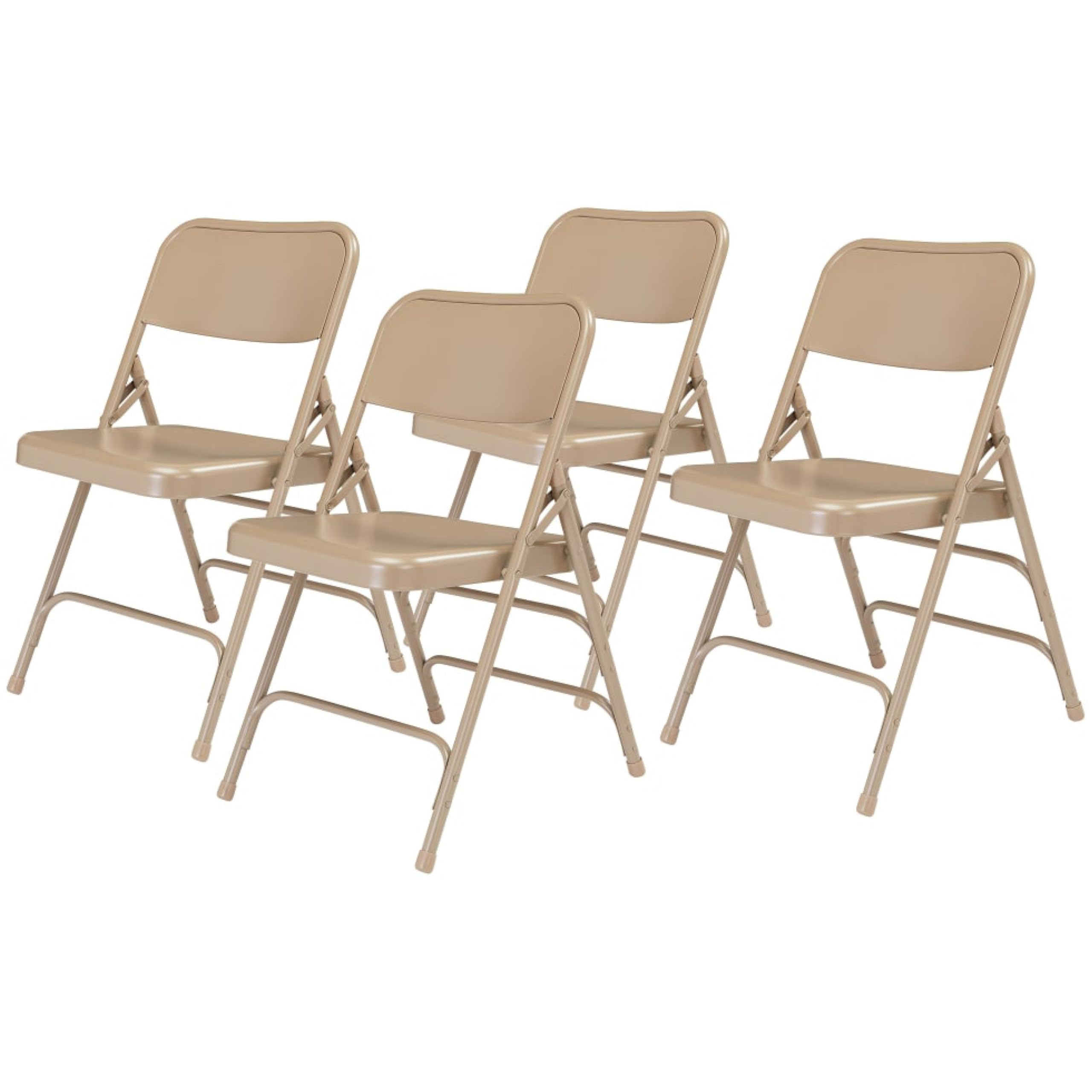 National Public Seating 300 Series Steel Portable Folding Chairs - Premium Heavy-Duty