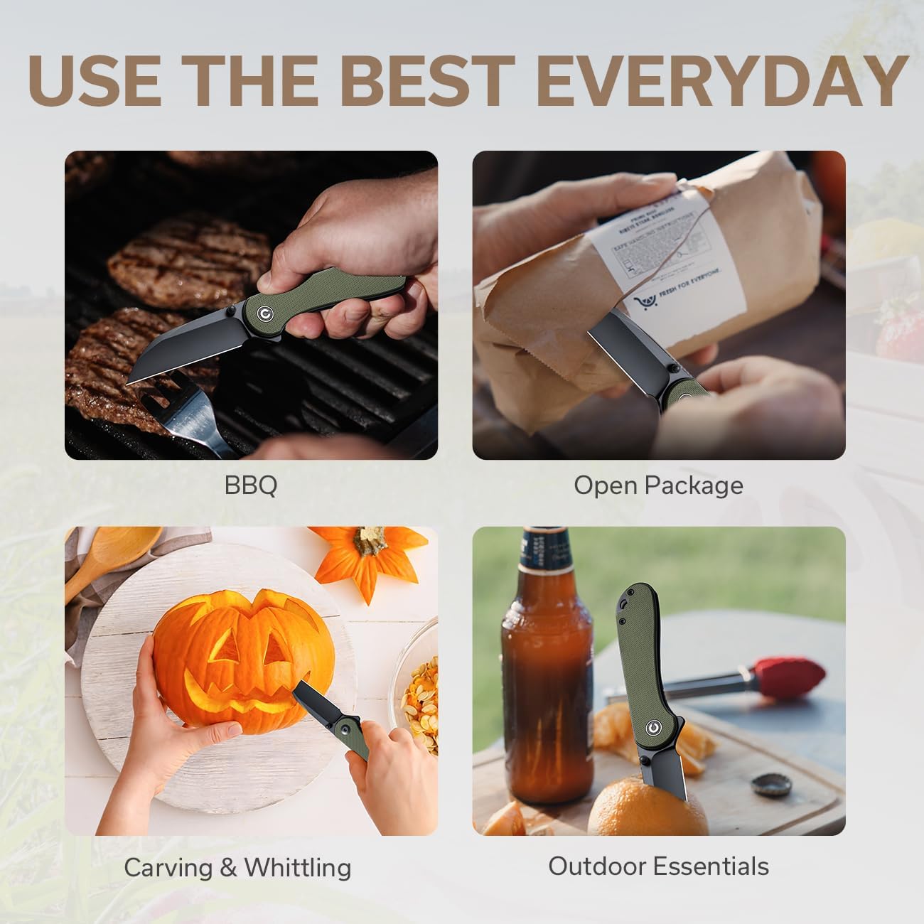 CIVIVI Elementum Folding Knife - Wharncliffe