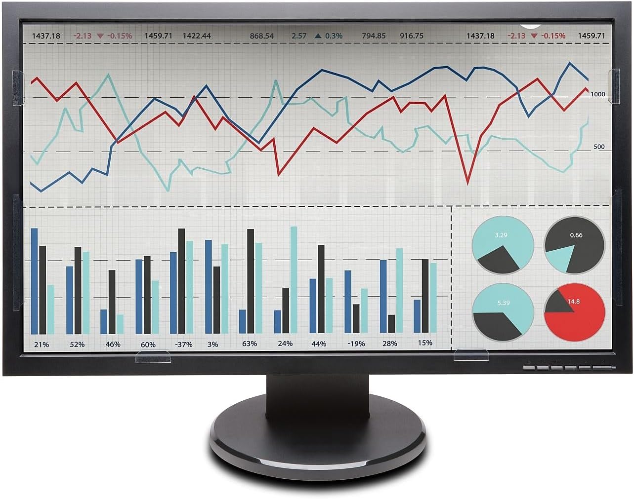 Kensington FP240W Privacy Screen for 24" 16:10 Aspect Ratio Widescreen Monitors (K52794WW)