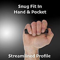 Nightstick MT-210 Mini-TAC PRO Metal Multi-Function LED Flashlight-1 AA, 4-Inch, Black