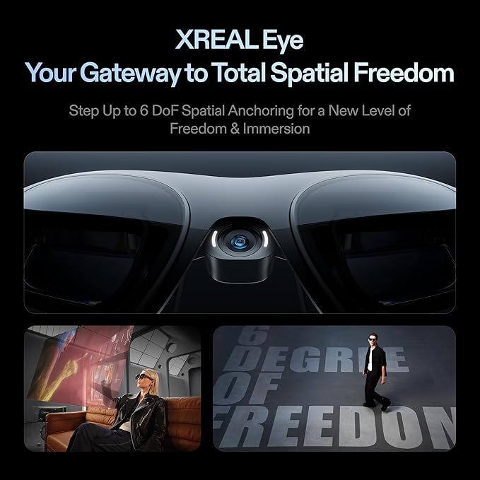 XREAL One Pro - AR Smart Glasses 120Hz Full-HD Micro-OLED, Bose Audio