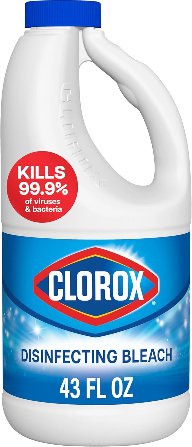 CLOROX Disinfecting Bleach, Concentrated Formula, Regular - 43 Fl oz