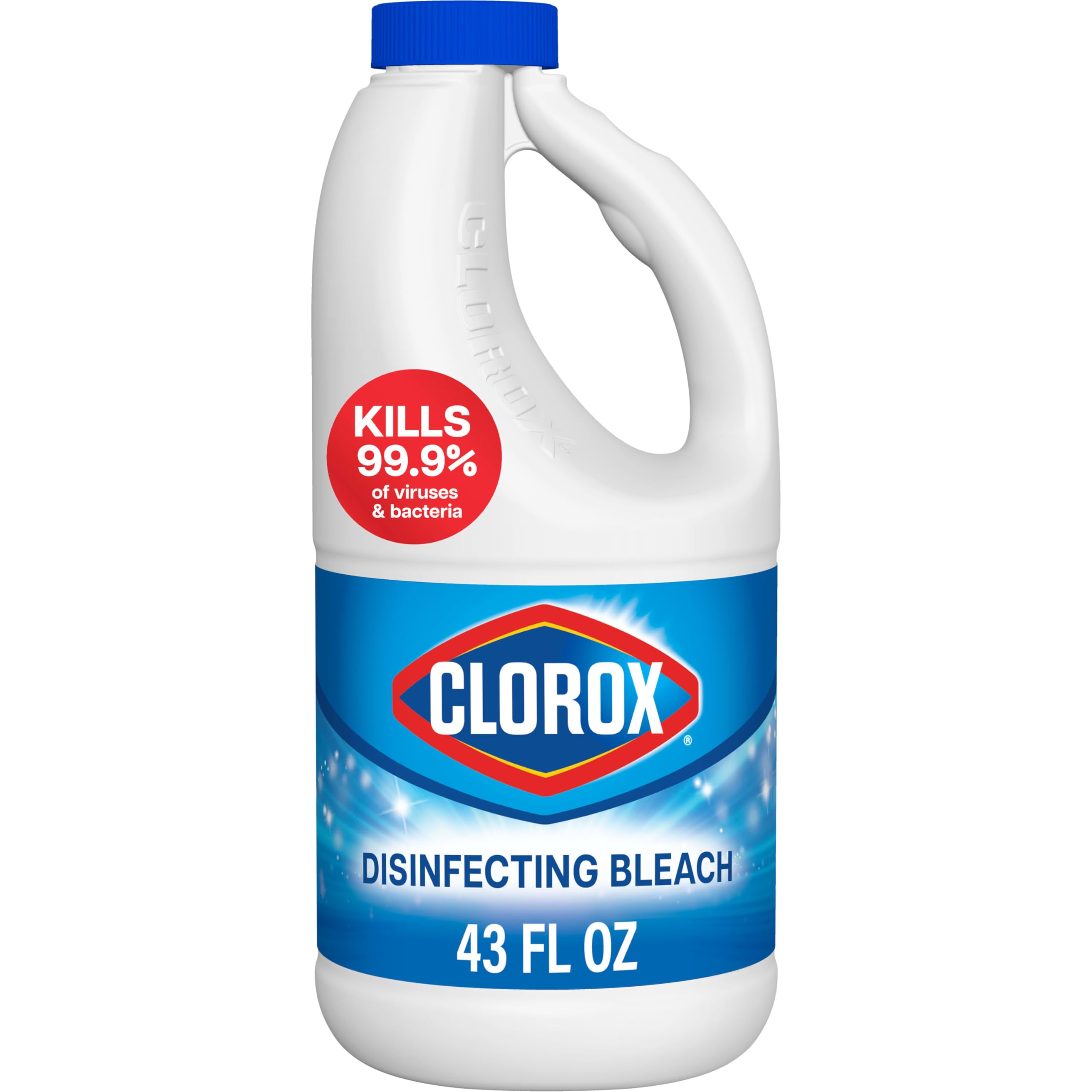 CLOROX Disinfecting Bleach, Concentrated Formula, Regular - 43 Fl oz