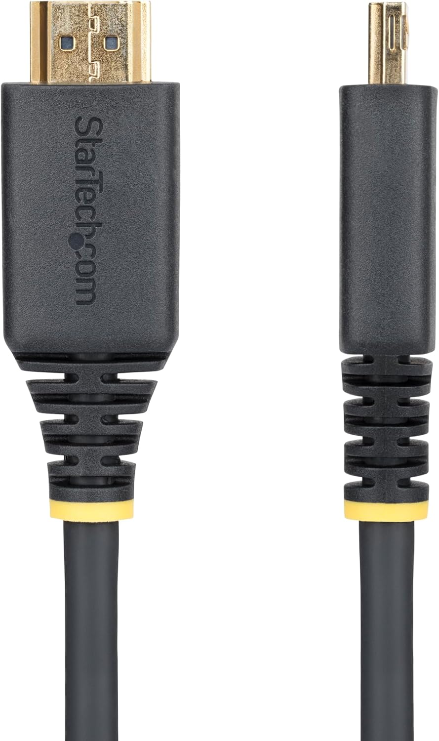 StarTech.com 3ft (0.9m) High Speed HDMI Cable with Gripping Connectors, 4K 60Hz/1440p 144Hz, 18Gbps - Cord, TPE Jacket