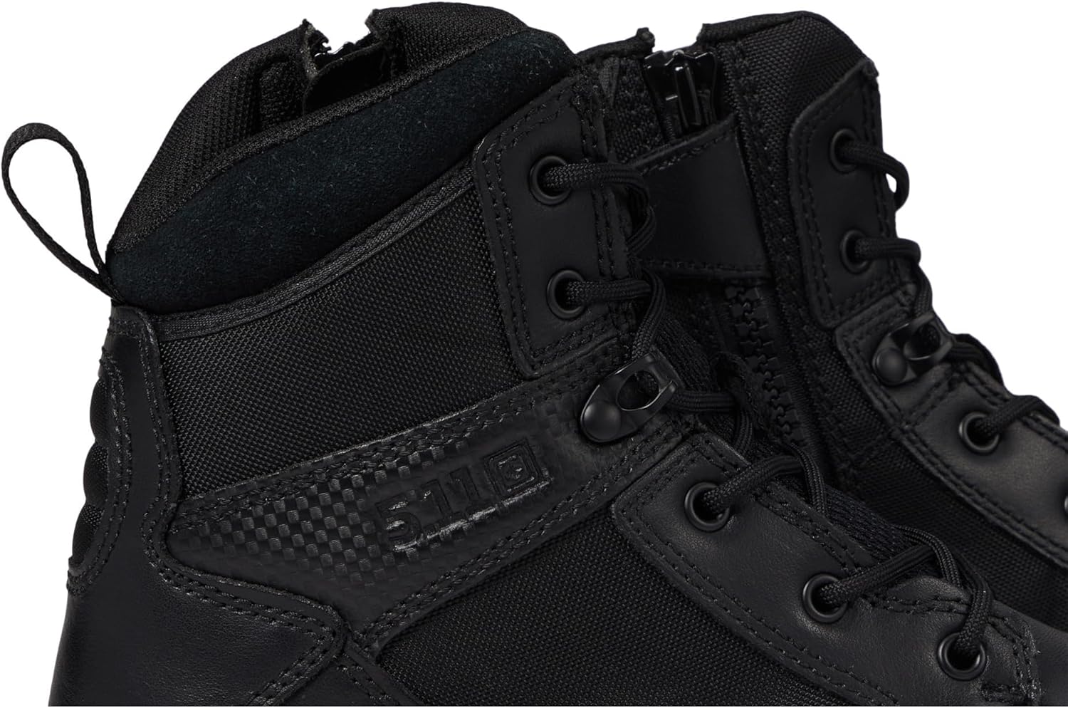 5.11 Tactical Men's ATAC 2.0 Work Boots, 6-Inch, Side Zipper, Style 12394ABR