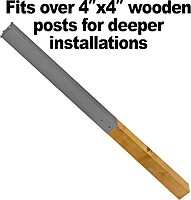 Mail Boss In-Ground Steel Mounting Post