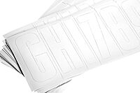 ATTWOOD 148-Piece Waterproof 3" Vinyl Boating Letter & Number Kit