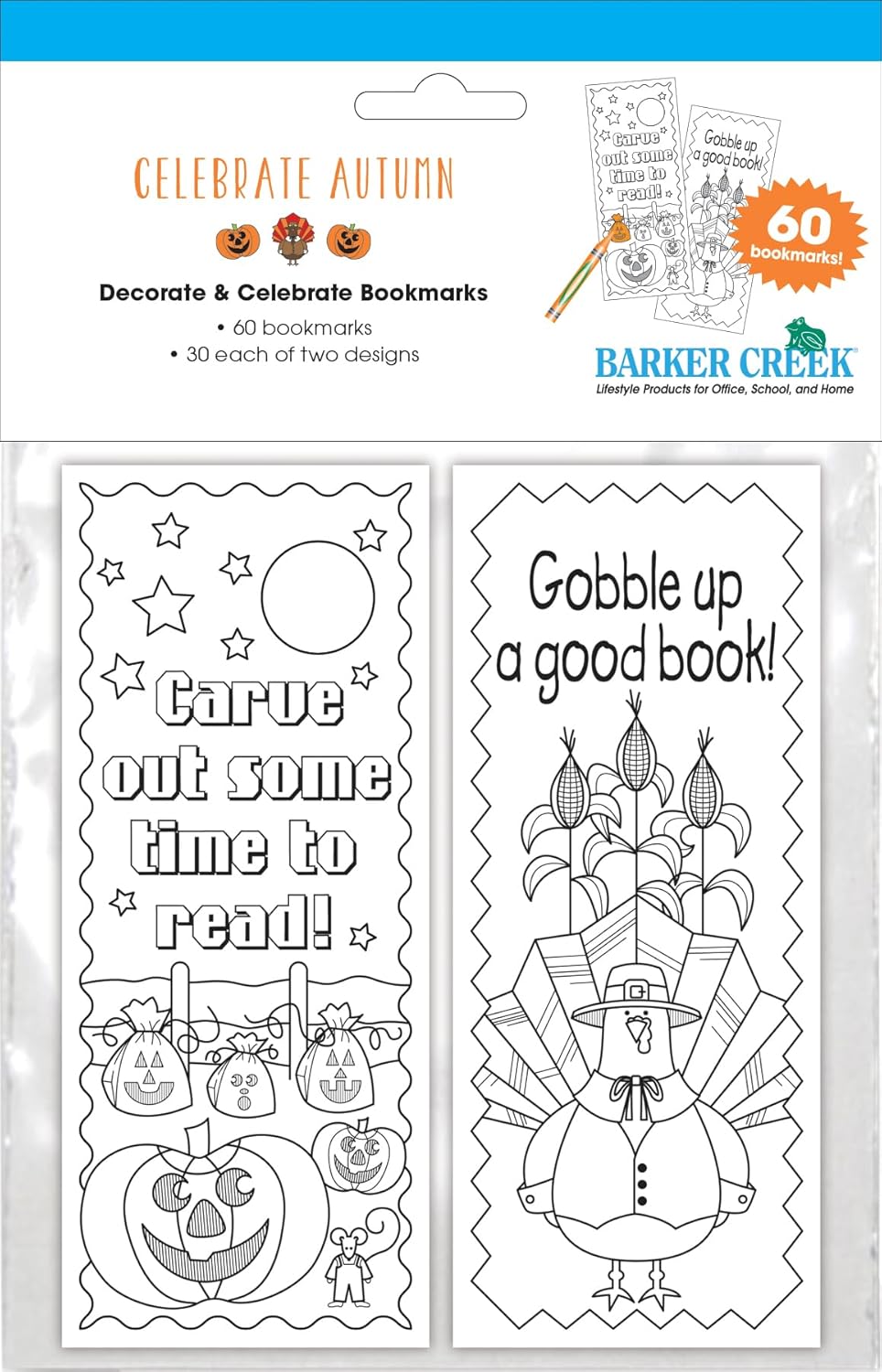 Barker Creek Bookmark Duets Color Me Adult Coloring Book Style Bookmarks