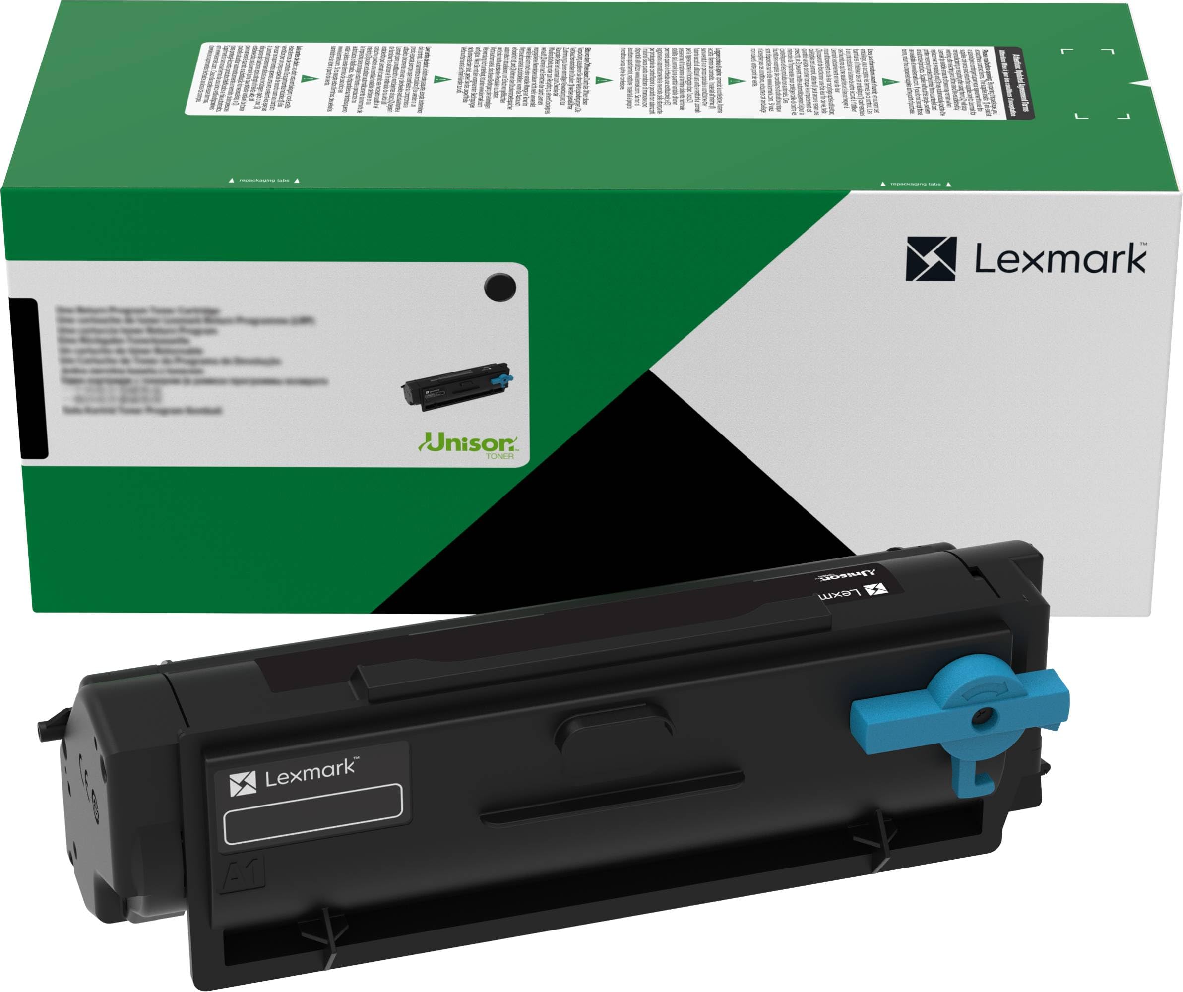 Lexmark 55B1000 Return Program Toner, 3,000 Page-Yield, Black OEM