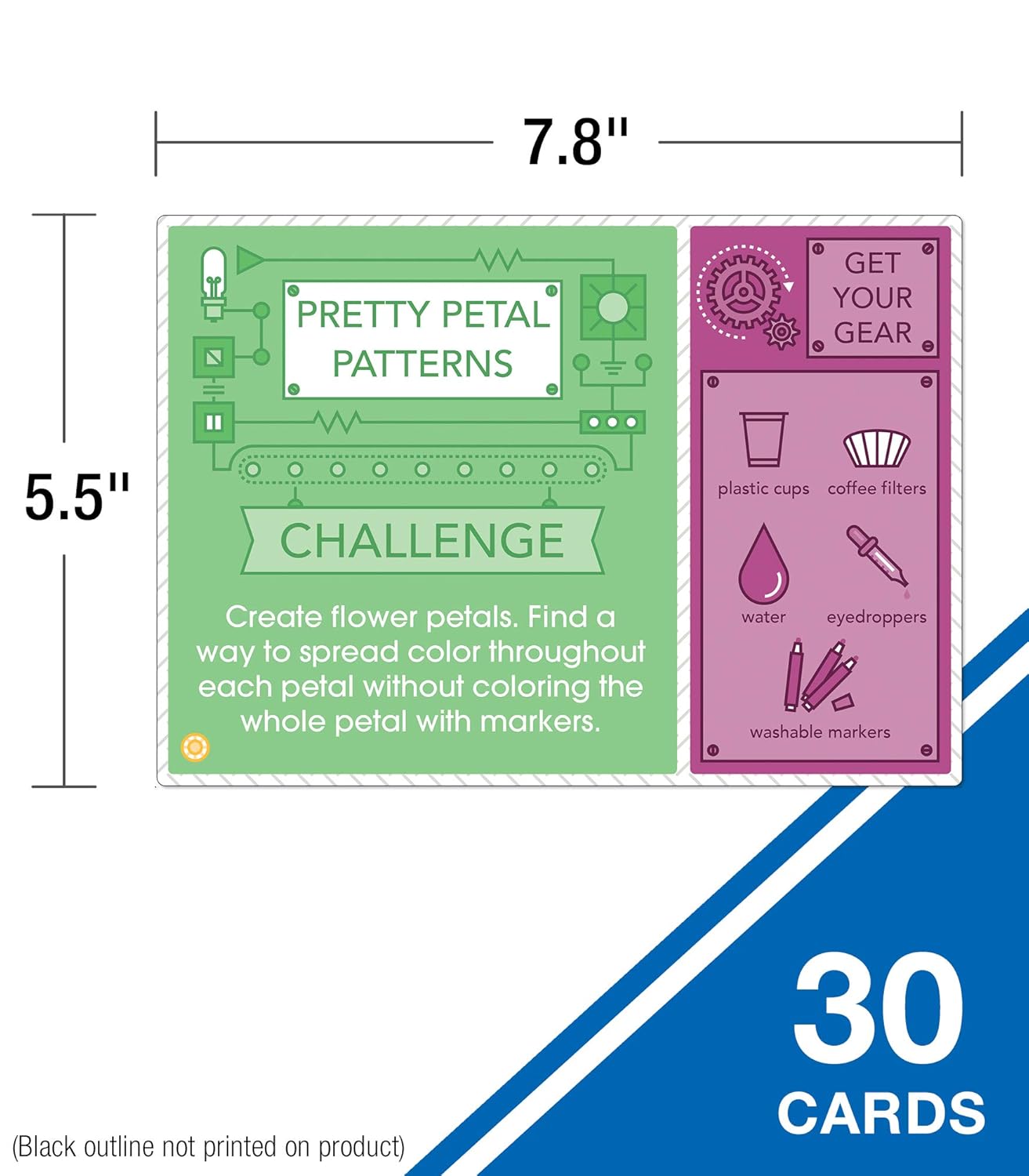 CARSON DELLOSA EDUCATION STEM Challenges Card Set for Grades 2-5