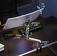 North Bayou Gaming Monitor Arm A5