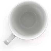 Elama Elle 12 Piece Round Porcelain Mug Set in White