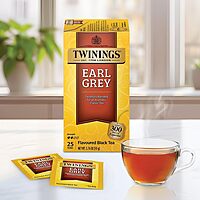 Twinings Earl Grey Tea Bags, 25 Count, 1.76 oz