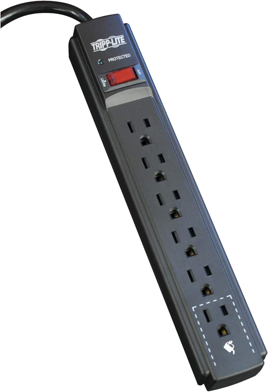 TRIPP LITE Protect It! 6-Outlet Surge Protector Power Strip