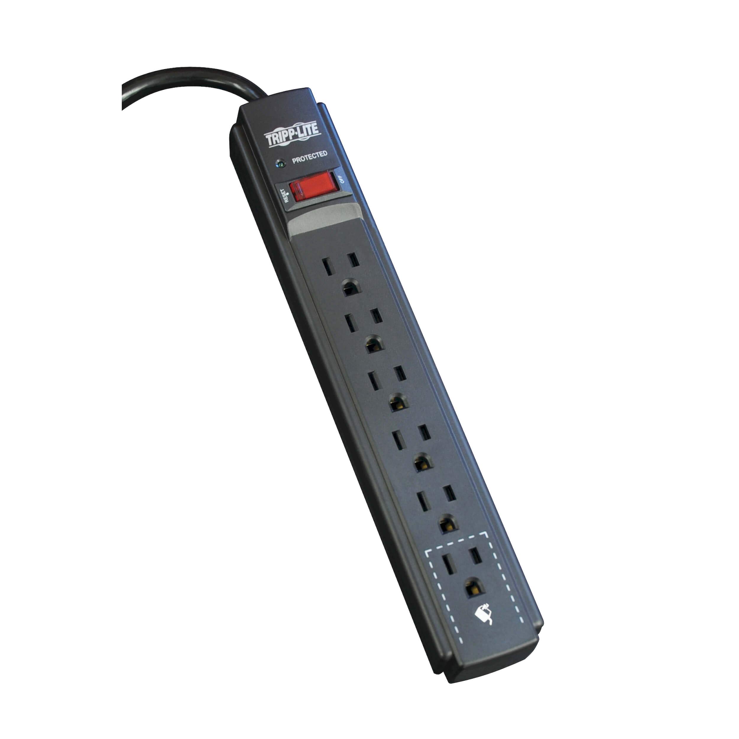 TRIPP LITE Protect It! 6-Outlet Surge Protector Power Strip