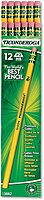 Ticonderoga Woodcase Pencils, #2 (HB), Yellow — 96-Count