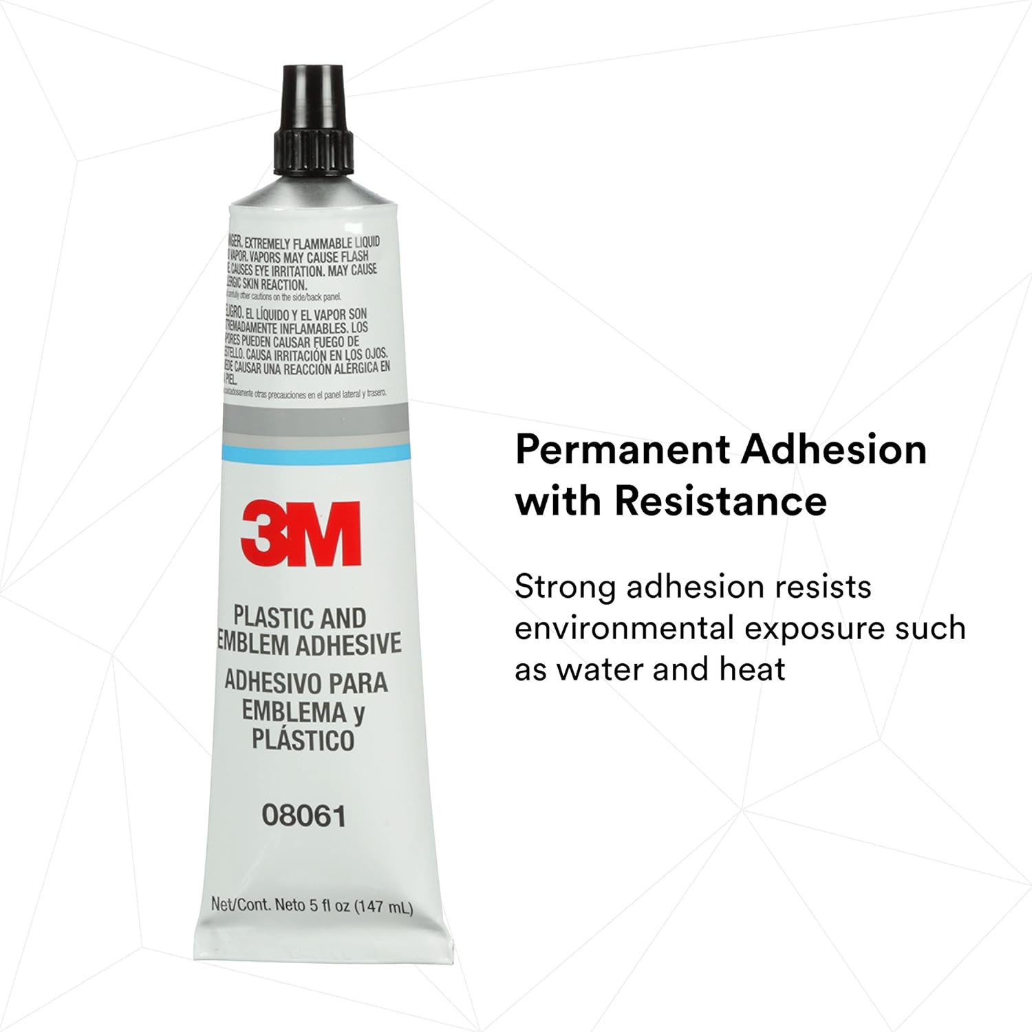 3M Plastic and Emblem Adhesive, 08061, 5 oz Tube 3M Plastic and Emblem Adhesive Tube 5 oz.