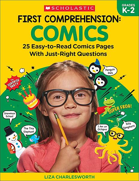 First Comprehension: Comics: 25 Easy-to-Read Comics with Just-Right Questions