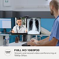 AVerMedia Live Streamer Cam 313 - Full HD 1080P Webcam with Privacy Shutter, Dual Microphone