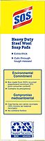 CloroxPro S.O.S Steel Wool Soap Pads, 15 Ct., Pack of 12 (Pack May Vary)