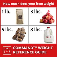 Command Large Picture Hanging Strips, 4 White Adhesive Strip Pairs (8 Strips), Damage Free Hanging Picture Hangers