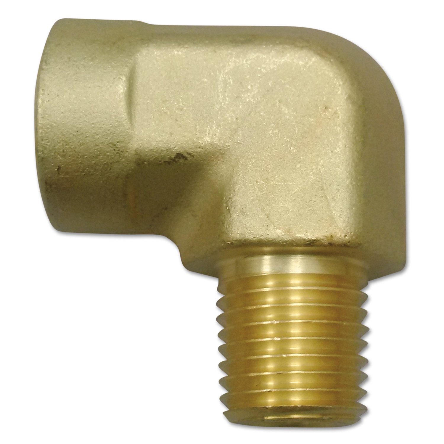 Western Enterprises BL-4HP Pipe Thread Elbows, Connector, 3,000 PSIG, Brass, 1/4" (NPT), Female/male Connection, 0.5 Length