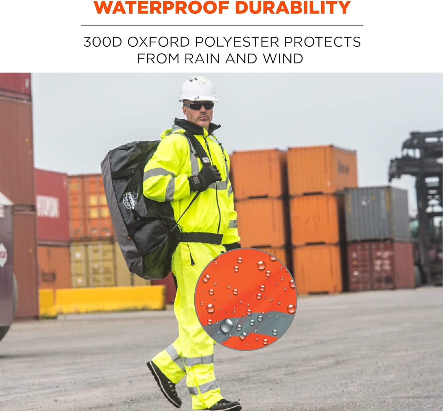 Ergodyne GloWear 8915 Class E Hi-Vis Rain Pants