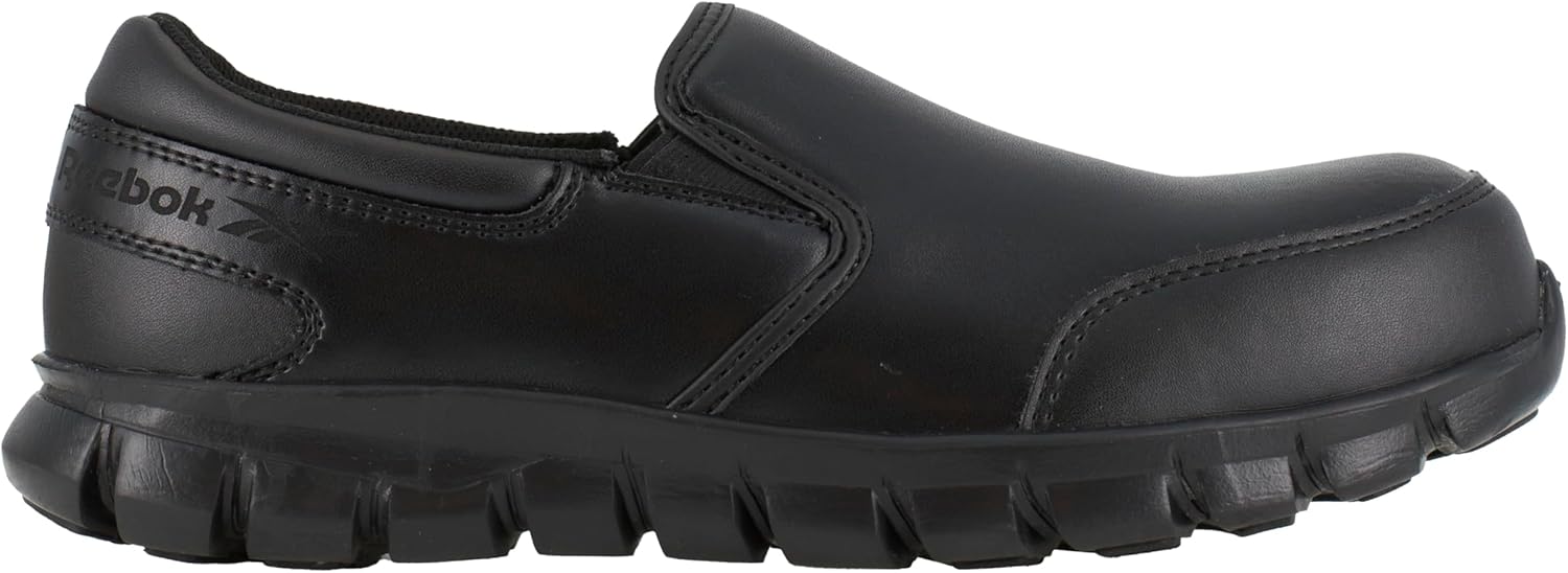 REEBOK Sublite Cushion Composite Toe ESD Slip-On Work Shoe