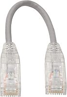 Tripp Lite Cat6 UTP Patch Cable (RJ45), M/M, Cat6 Ethernet Cable, Gigabit (1 Gbps), Molded, Slim, Gray, 8 in. (N201-S8N-GY)