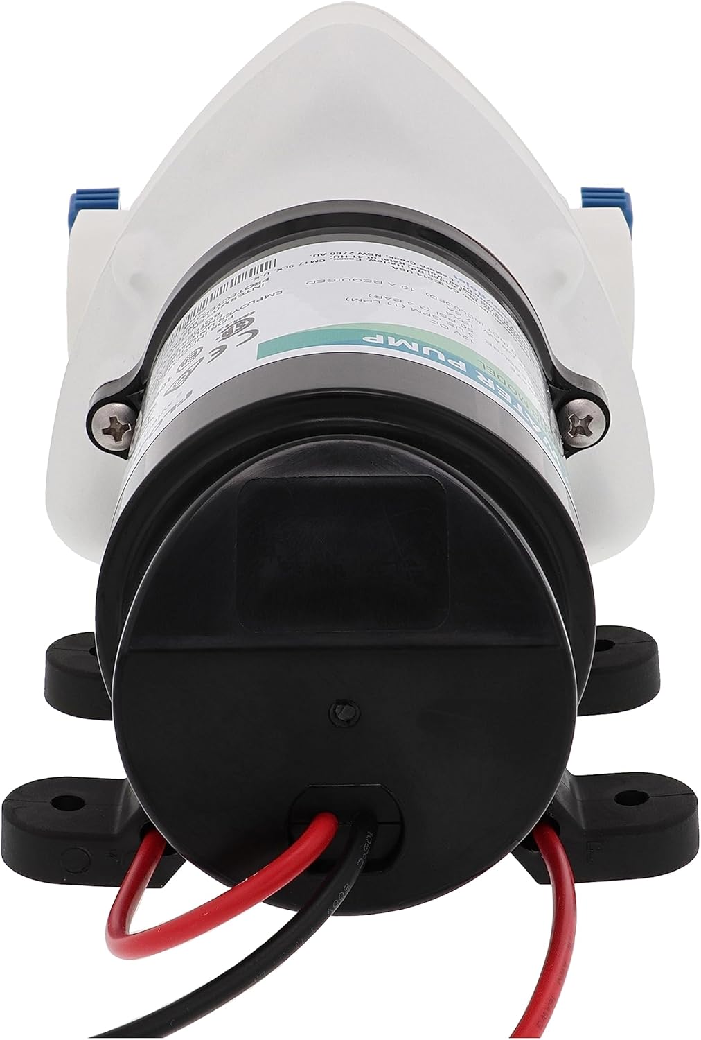 Flojet RV Water Pump R3526144D, 12 VDC 3-Chamber - Small Water Pump Ideal for Boats/Camper-Trailers - 3 GPM