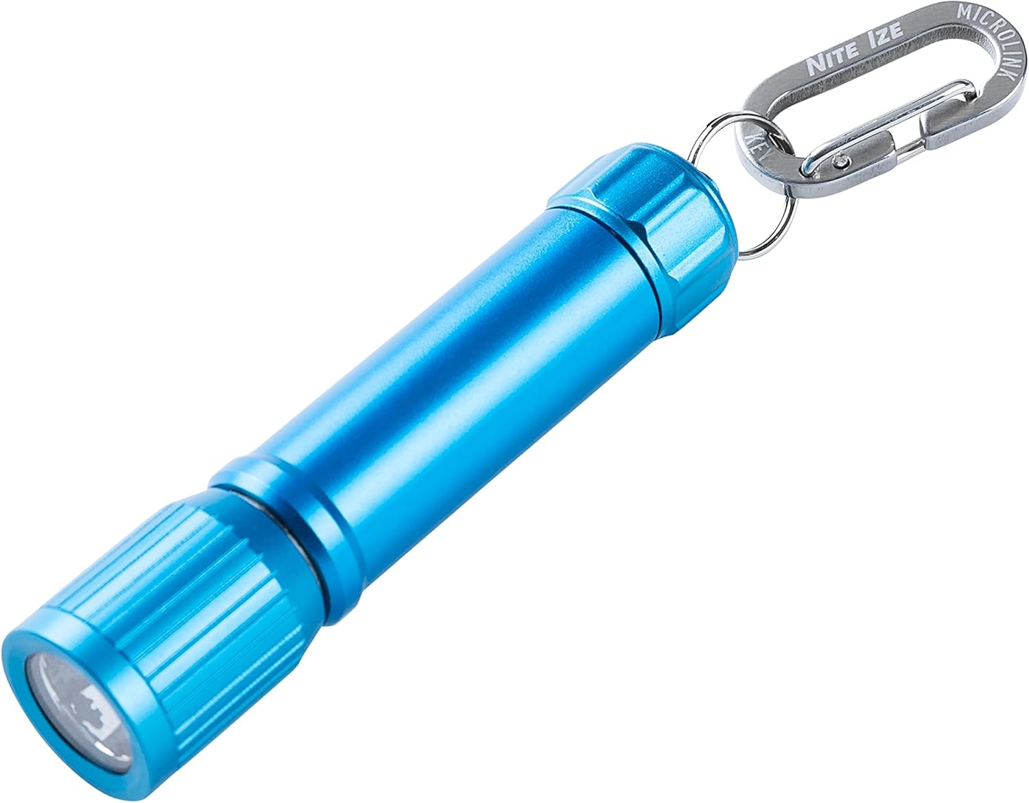 Nite Ize MicroLink Carabiner, Stainless Steel Mini Key Rings for Keys Fobs MultiTools and More, 4 Pack
