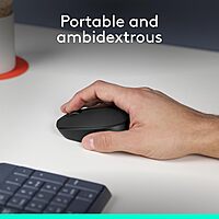 Logitech M170 Wireless Mouse for PC, Mac, Laptop, 2.4 GHz with USB Mini Receiver - Battery Life, Ambidextrous