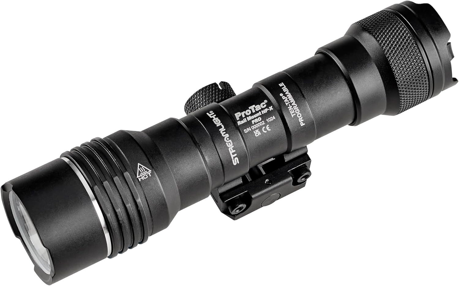 Streamlight 89017 ProTac Rail-Mount HP-X Pro 800-Lumen 105000-Candela Tactical Flashlight with JackCap Tail Switch