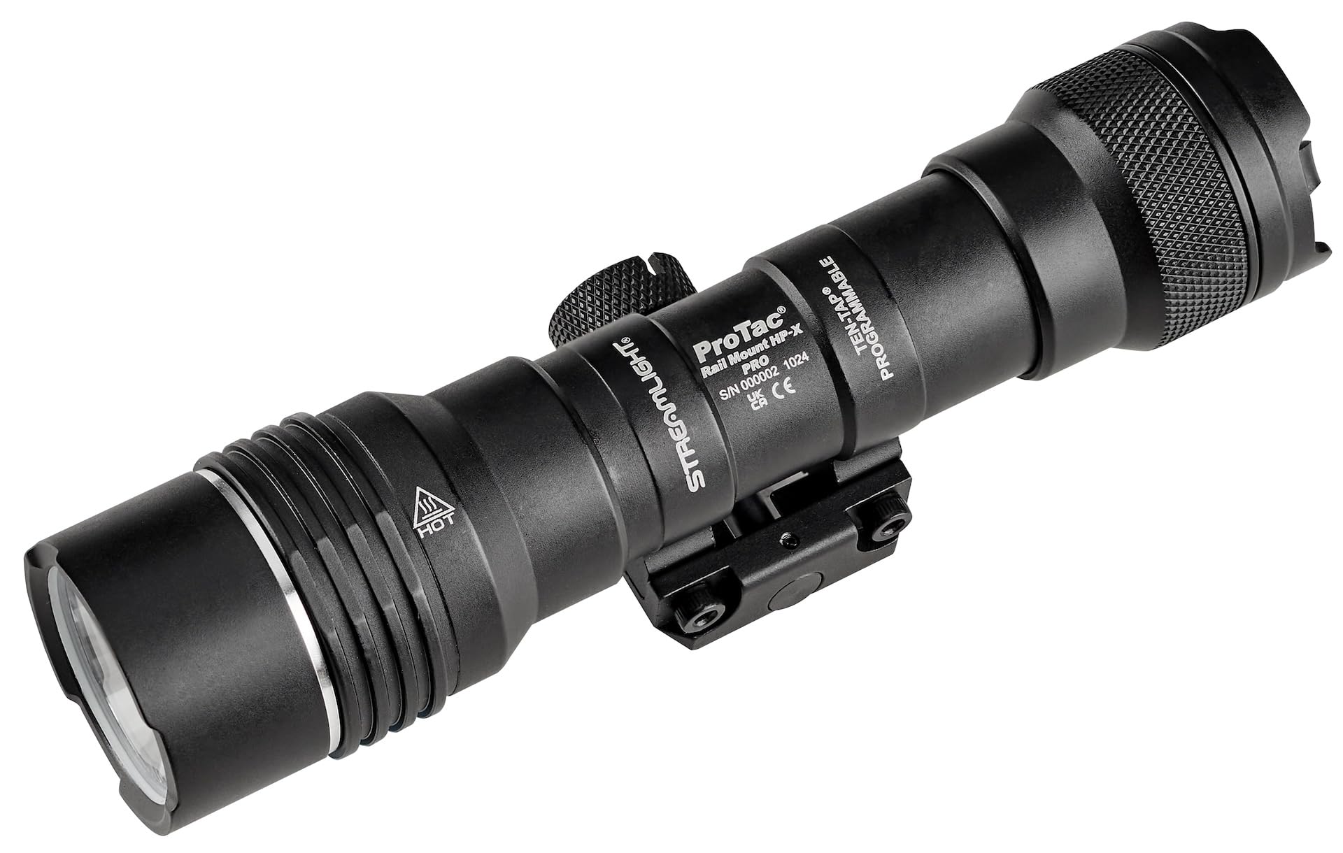 Streamlight 89017 ProTac Rail-Mount HP-X Pro 800-Lumen 105000-Candela Tactical Flashlight with JackCap Tail Switch