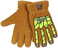 MCR SAFETY Predator PD3430 Sasquatch Premium Leather Work Gloves with HyperMax Cut-resistant Liner