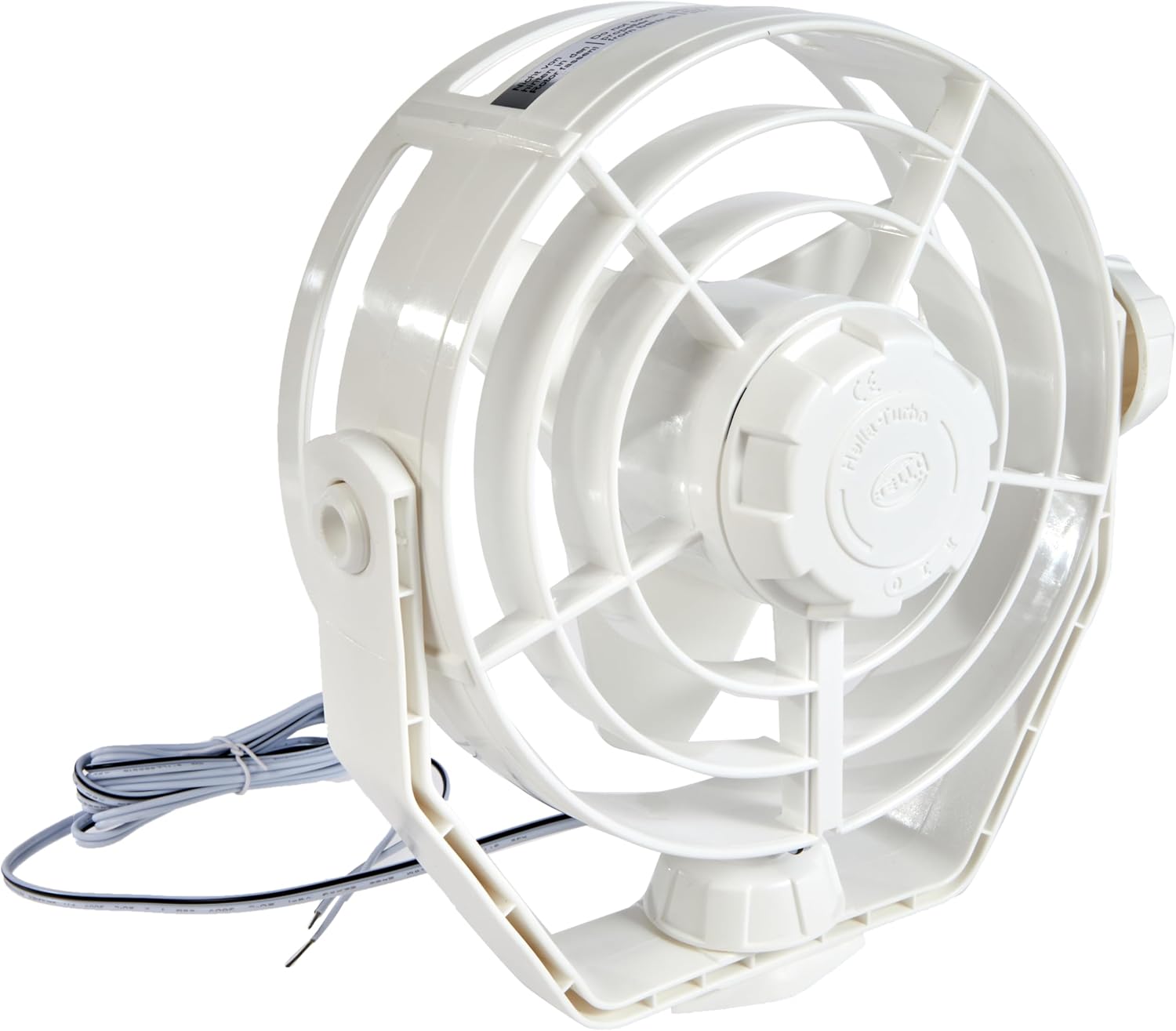 Hella 003361022 '3361 Series' 12V DC 2 Speed Turbo Fan with White Housing