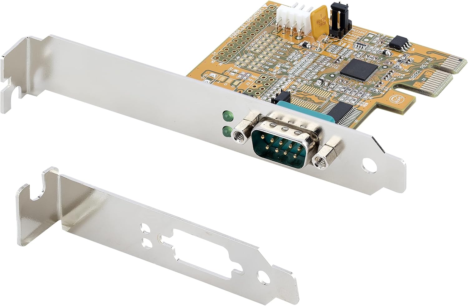 StarTech.com 1-Port PCI Express Serial Card, PCIe to RS232 (DB9) Serial Interface Card, PC Serial Card, 16C1050 UART