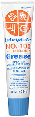 Lubriplate L0034-094 No. 105 Motor Assembly Grease, 10 oz (Tube)