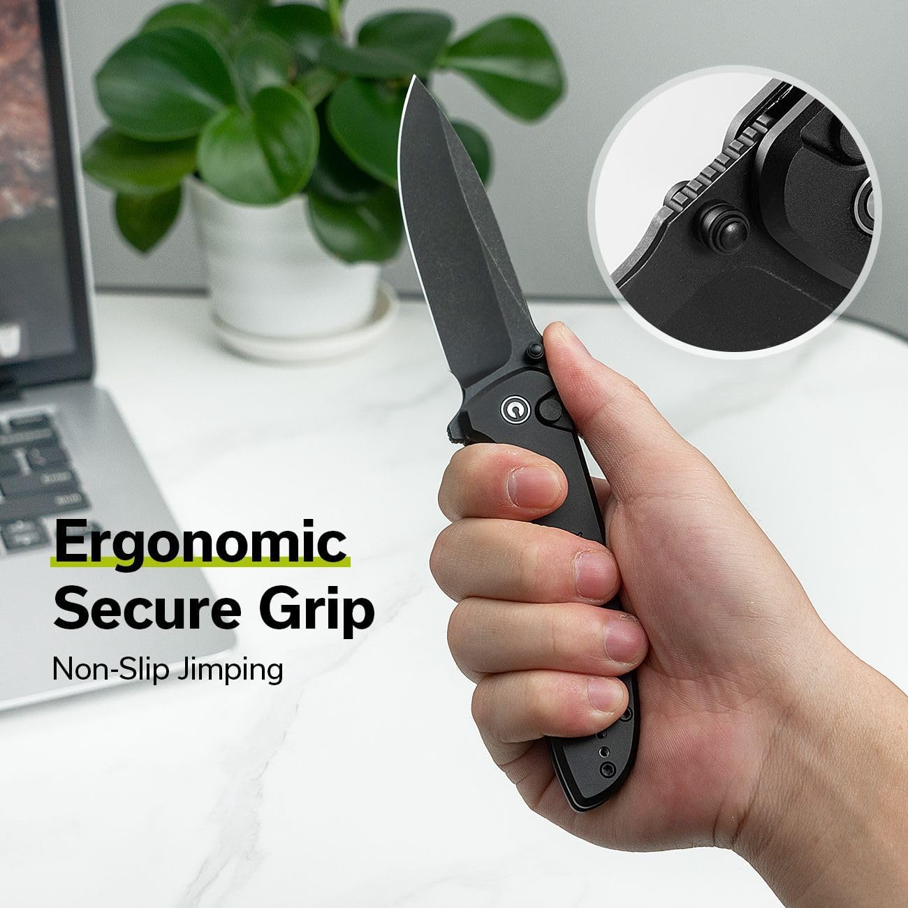 CIVIVI Hyperpulse Pocket Folding Knife, Aluminum Handle