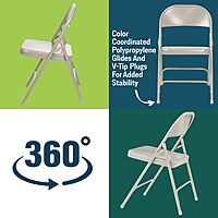 National Public Seating 50 Series Steel Portable Folding Chairs