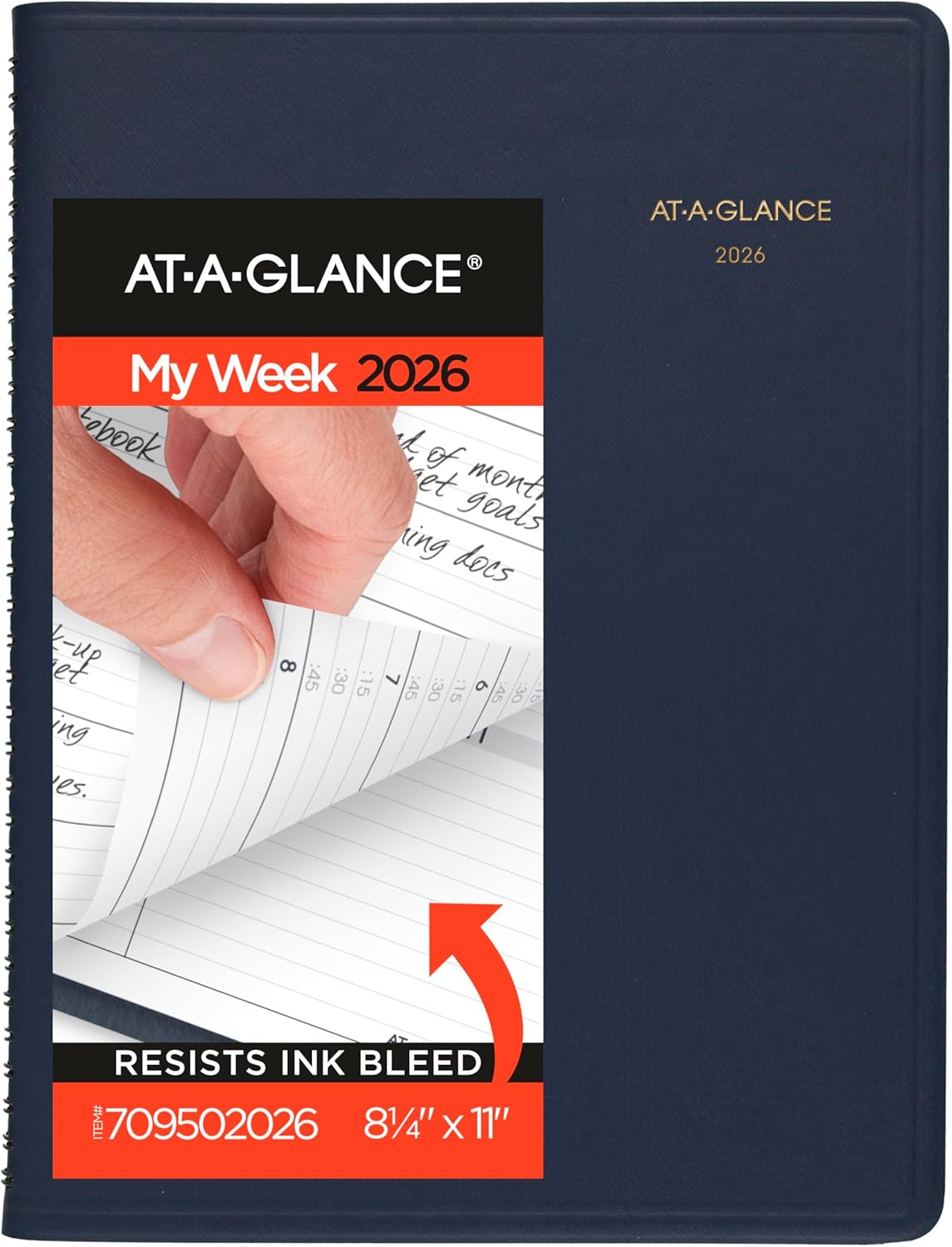 AT-A-GLANCE Weekly Appointment Book Planner, Large