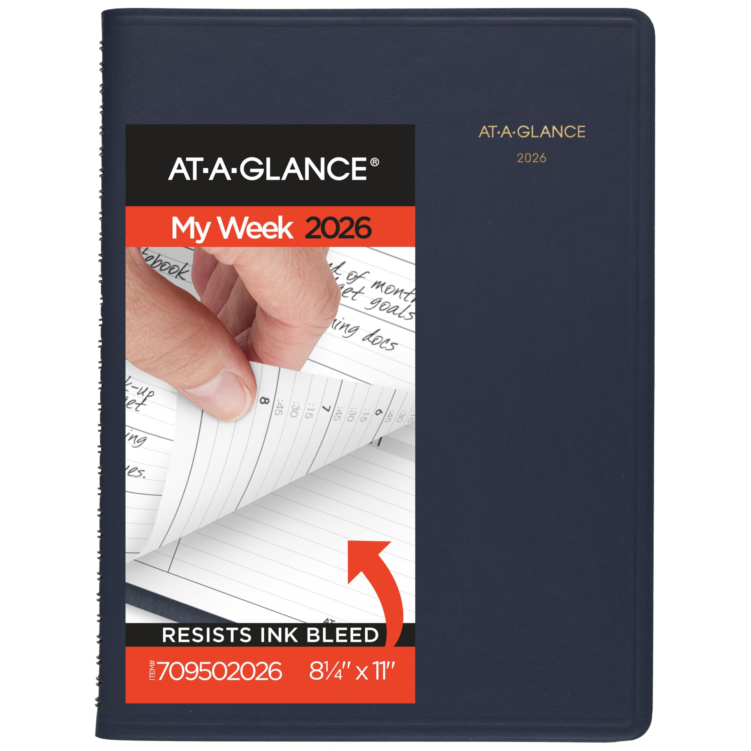 AT-A-GLANCE Weekly Appointment Book Planner, Large